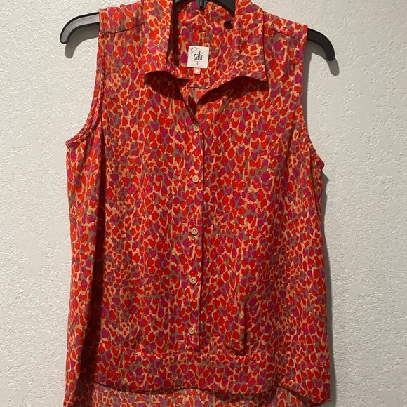 Cabi 3270 Heartbreaker Sleeveless Blouse Tank Size Small Excellent Condition - Picture 4 of 8